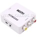 مبدل HDMI F به AV F مدل Mini / کلید NTSC و PAL / به همراه درگاه و کابل mini USB / کیفیت عالی 